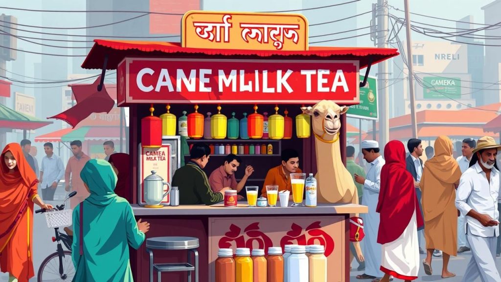 Camel Milk Tea in Dhaka