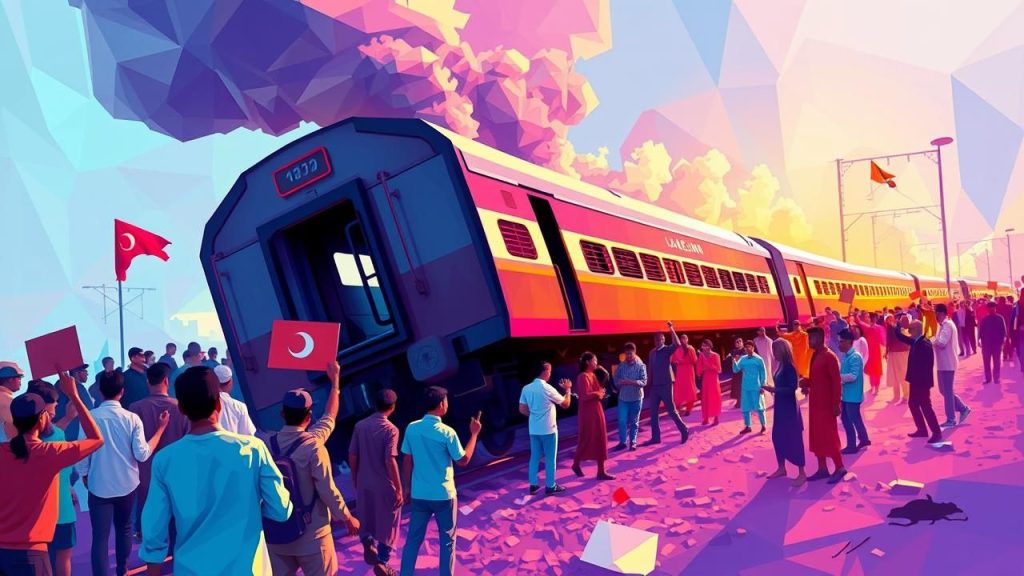 Train Accident Protest Cox Bazar